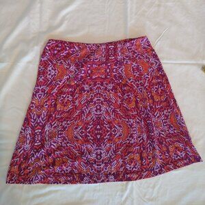 Title Nine Geo Print A-line Skirt - Medium